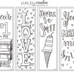 Pure Joy Creative: Free Printable Valentines Day Cards And Bookmarks   Free Printable Valentine Bookmarks