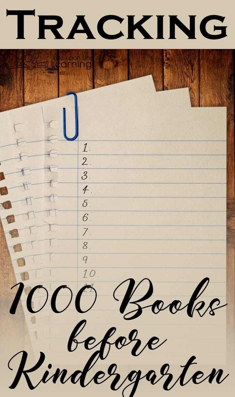 Reading And Tracking 1000 Books Before Kindergarten, Including A - Free Printable Pre K Reading Books