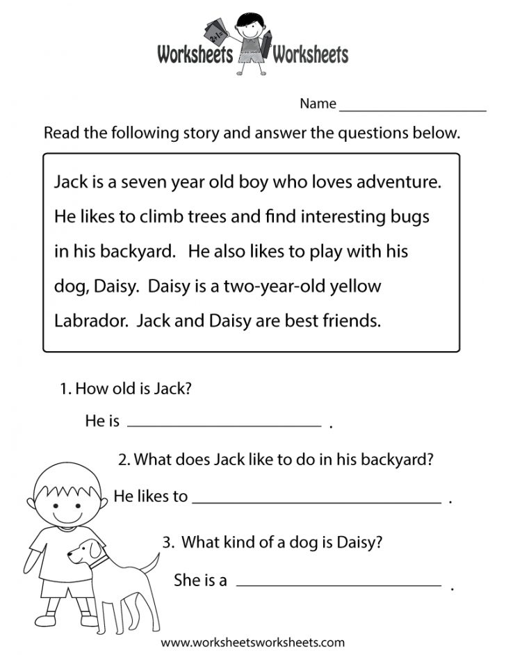 Free Printable Literacy Worksheets For Adults