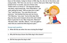 Reading Worksheets | Second Grade Reading Worksheets – Free Printable Short Stories For Grade 3