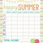 Recipes From Stephanie: Free Bunco Score Sheet | Bunco In 2019   Free Printable Bunco Game Sheets