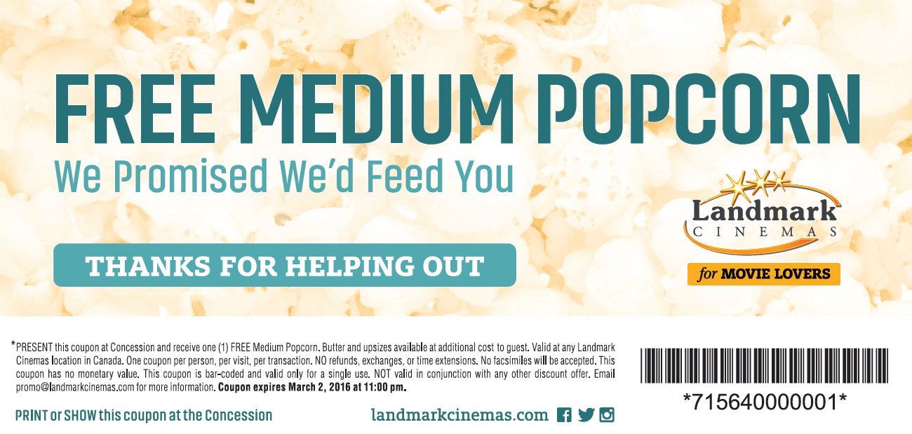 Regal Cinema Free Popcorn Printable Coupons : Best 19 Tv Deals - Regal Cinema Free Popcorn Printable Coupons