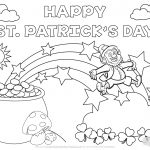 Saint Patrick S Day Coloring Pages   Coloring Pages For Kids St   Free Printable Saint Patrick Coloring Pages