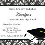 Sample Invitation Card For Graduation Party | Graduation Invitation   Free Online Printable Graduation Invitation Maker