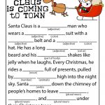 Santa Claus Is Coming To Town Mad Libs | Grandkids | Christmas Mad   Christmas Mad Libs Printable Free