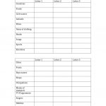 Scattergories Worksheet   Free Esl Printable Worksheets Madeteachers   Scattergories Free Printable Sheets