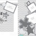 Scrapbook Layouts – Printable Cuttable Creatables – Free Printable Scrapbook Pages
