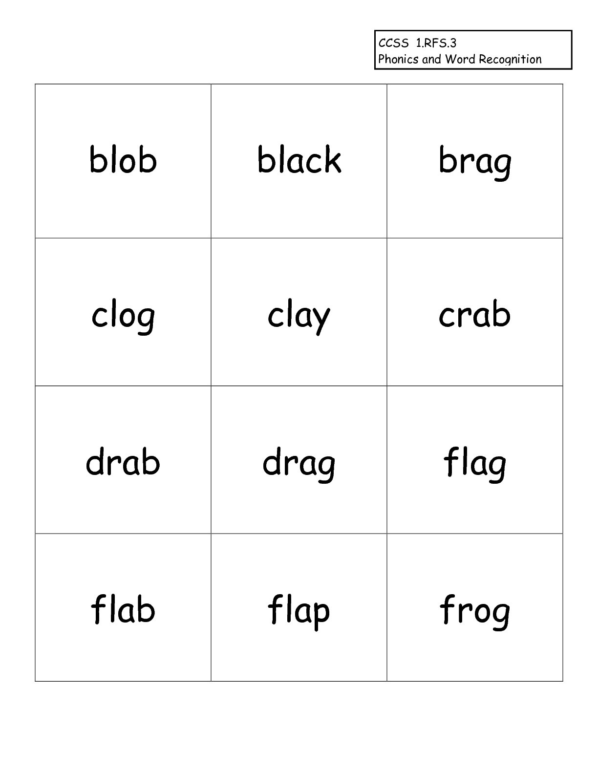 Second Grade Phonics Worksheets And Flashcards - Free Printable Grade 1 Phonics Worksheets