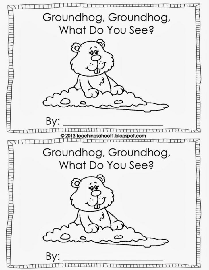Free Printable Groundhog Day Booklet
