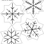 Sequin Snowflakes Felt Christmas Ornament Pattern | ~American Felt   Snowflake Template Free Printable