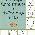 Shape Activities For Toddlers (Printable) | Kid Blogger Network   Free Printable Early Childhood Activities