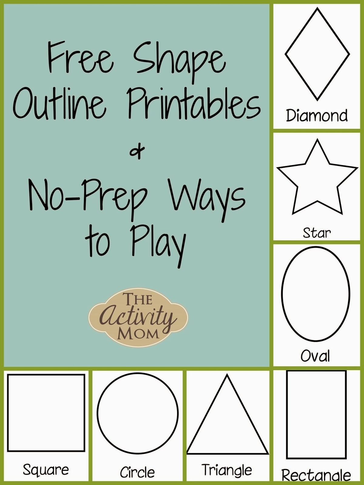 Shape Activities For Toddlers (Printable) | Kid Blogger Network - Free Printable Early Childhood Activities