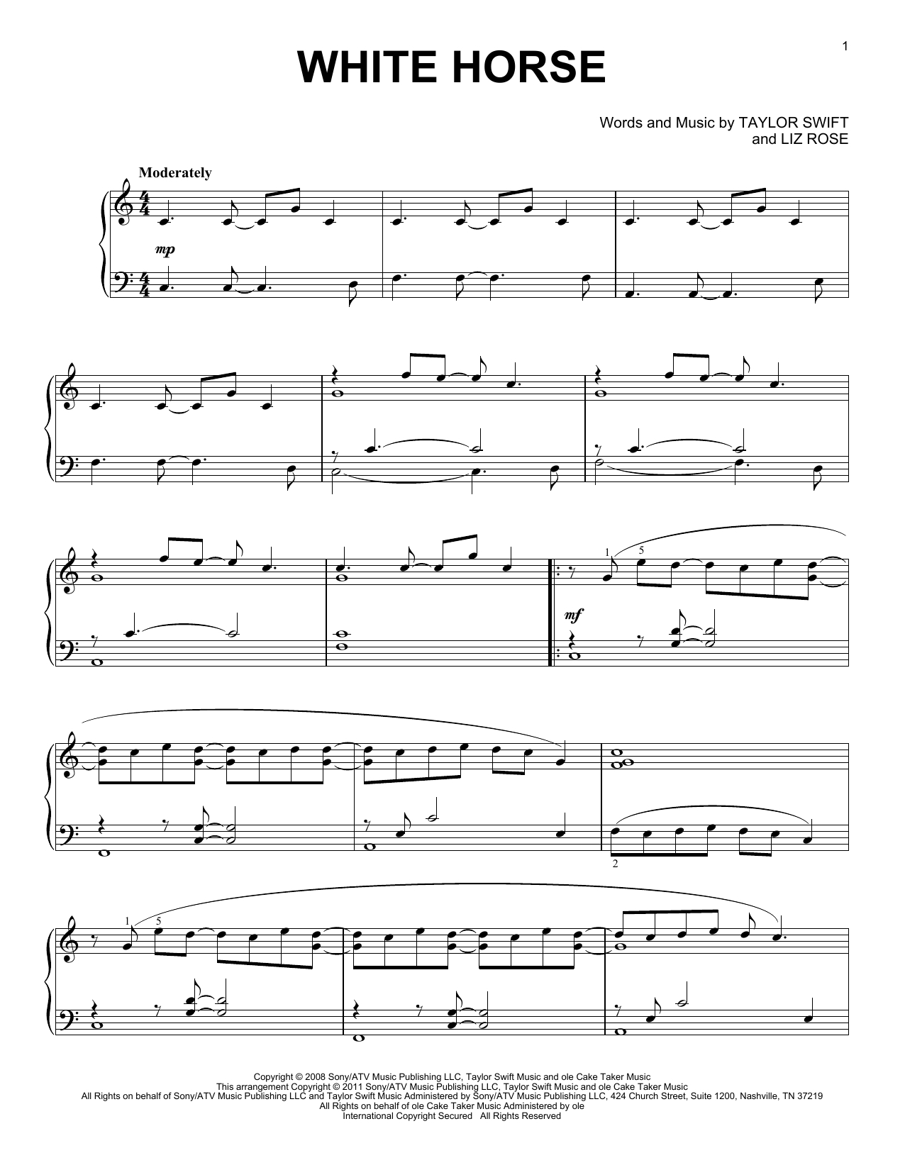 Should&amp;#039;ve Said Notaylor Swift - Hal Leonard - Prima Music - Taylor Swift Mine Piano Sheet Music Free Printable