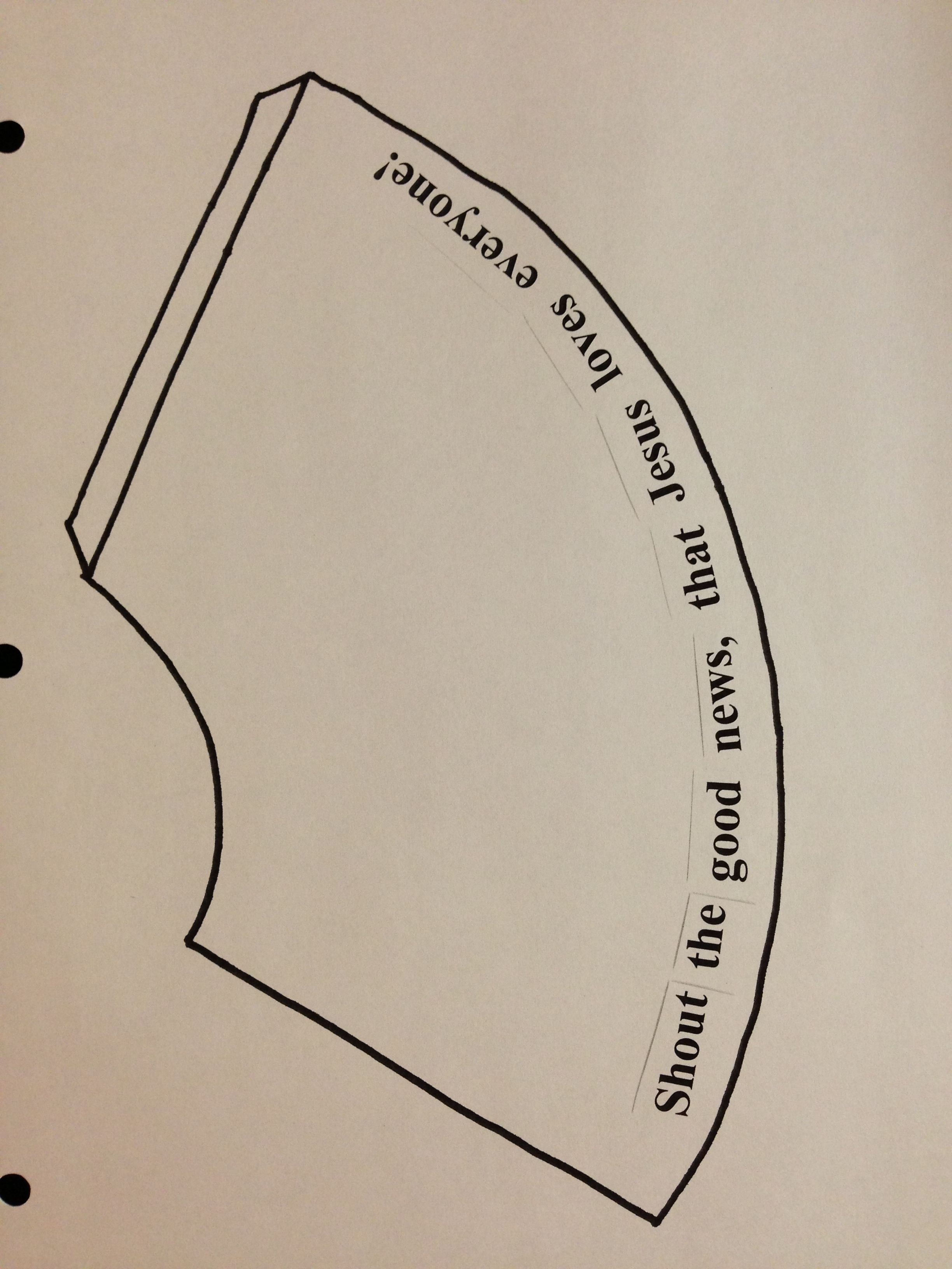 Free Printable Paper Megaphone Template Dlqueen Free Printable 