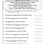 Singular And Plural Nouns Worksheets From The Teacher's Guide   Free Printable Making Change Worksheets