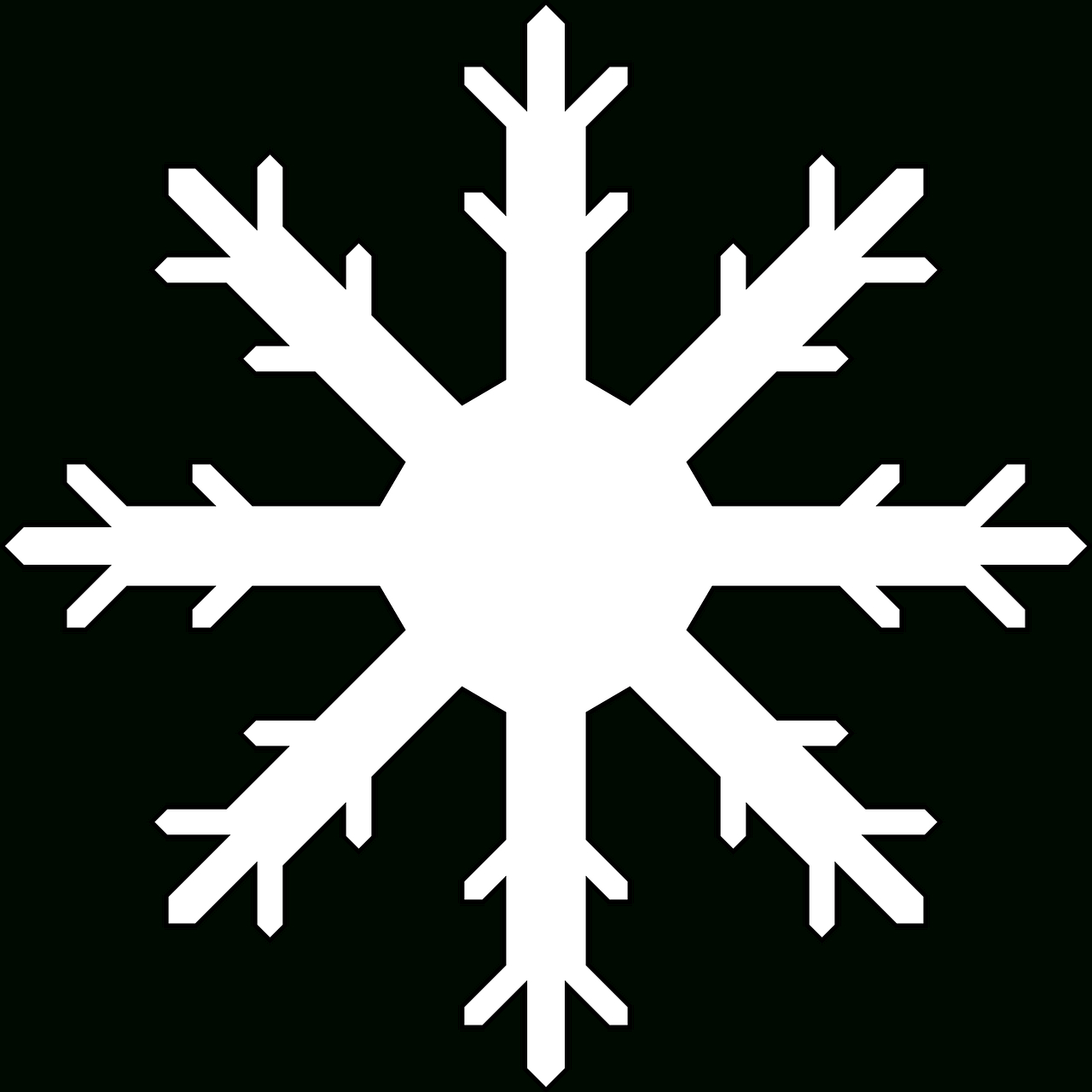 Printable Frozen Snowflakes