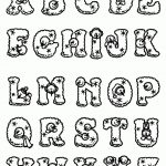 Snowman Alphabet Coloring Pages Printable | Alphabet Coloring Pages   Free Printable Preschool Alphabet Coloring Pages