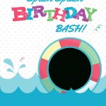 Splish Splash   Free Printable Summer Party Invitation Template   Pool Party Flyers Free Printable