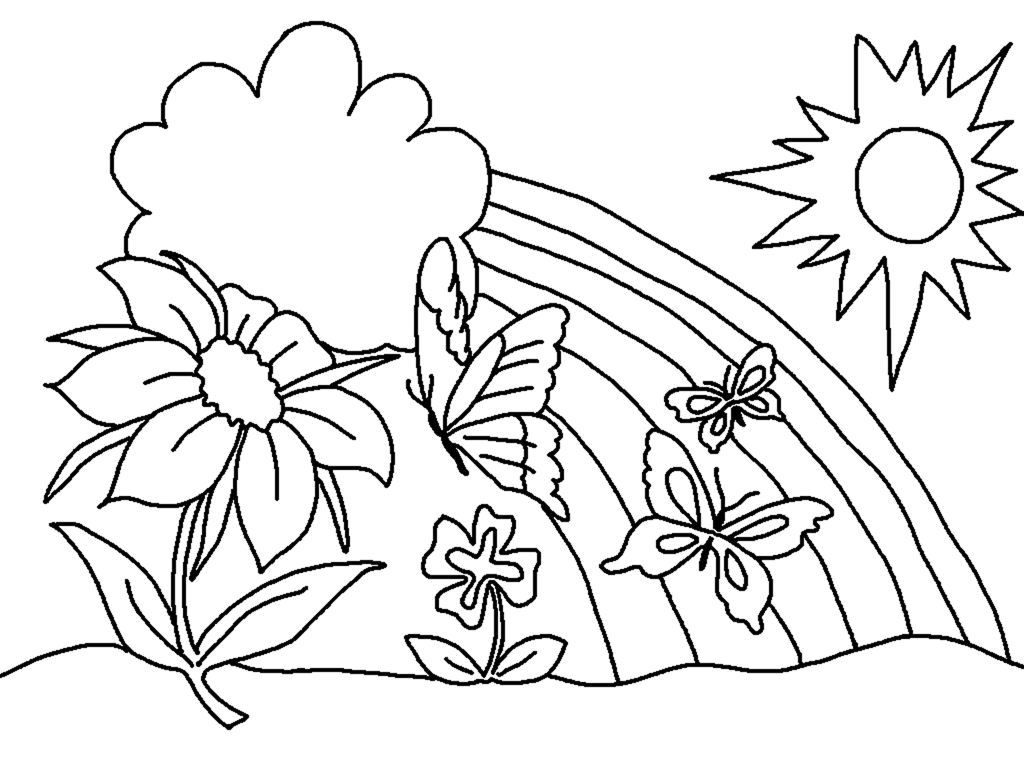 Spring Coloring Pages - Best Coloring Pages For Kids - Spring Coloring Sheets Free Printable