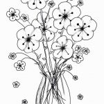 Spring Coloring Pages To Print Free Printable Spring Flowers   Free Printable Flower Coloring Pages