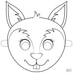 Squirrel Mask Coloring Page | Free Printable Coloring Pages   Free Printable Chipmunk Mask