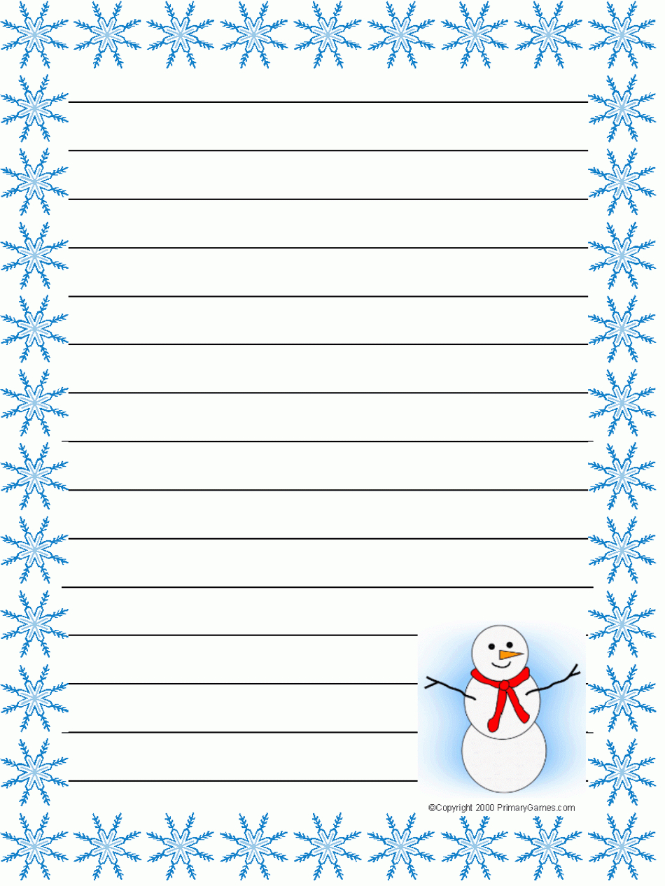 christmas-snowman-printable-writing-paper-stationery-writing-free