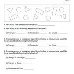 Statistics And Probability Worksheets Statistics Maths Worksheets   Free Printable Probability Worksheets 4Th Grade