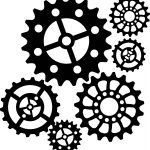 Steampunk Gear Stencil   Google Search | Sketching | Steampunk Gears   Free Printable Gears