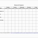 Student Planner Template Free Printable Wonderfully 7 Best Of   Free Printable Homework Templates
