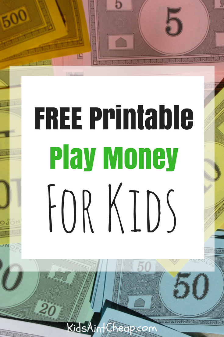 Stuff To Do Archives | Kids Ain&amp;#039;t Cheap - Free Printable Game Money