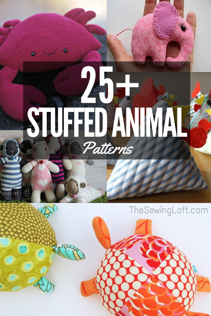Stuffed Animal Patterns - The Sewing Loft - Free Printable Stuffed Animal Patterns