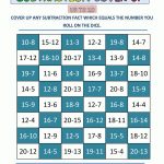 Subtraction Games For Kids   Free Printable Maths Games