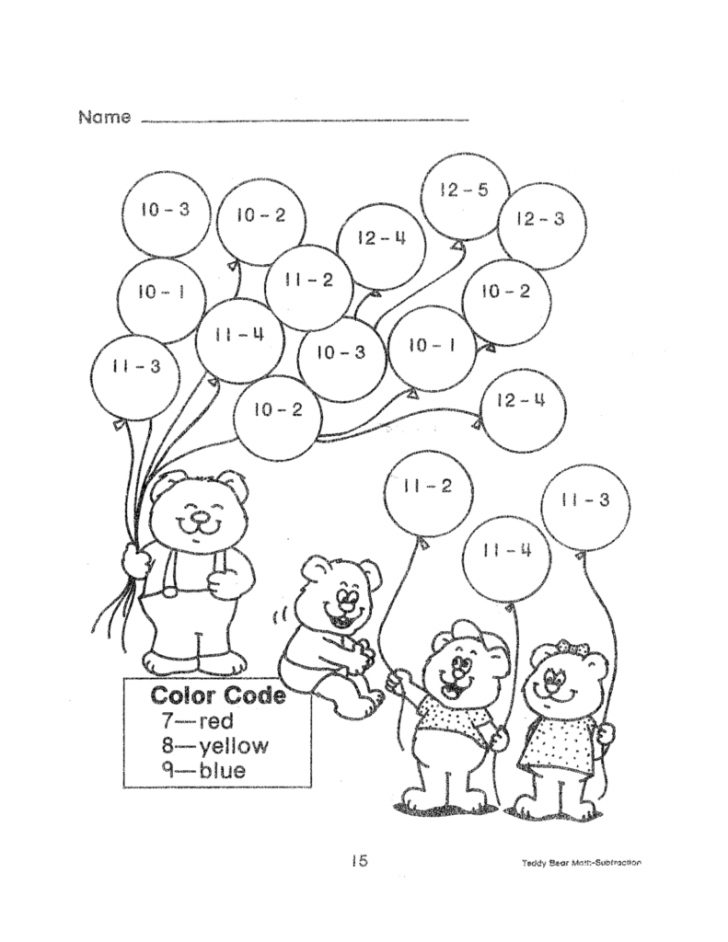 Free Printable Math Coloring Worksheets For 2Nd Grade