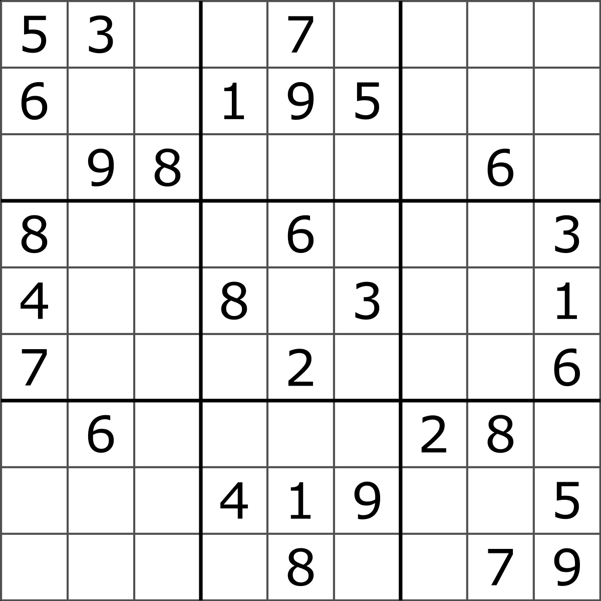 Sudoku - Wikipedia - Free Printable Sudoku Books