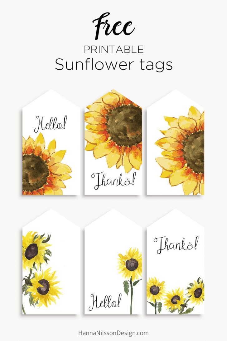 Free Printable Sunflower Stationery