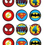 Super Hero Cupcake Toppers Or Decorationslots O' Lydia Free   Free Printable Superhero Pictures