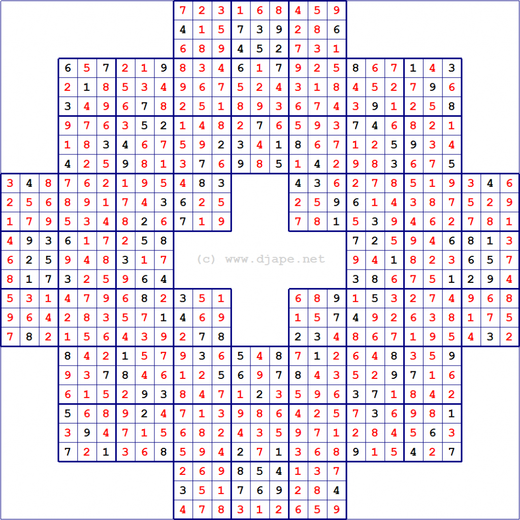 Super Sudoku Printable Download | Printable Sudoku Free - Download Printable Sudoku Puzzles Free