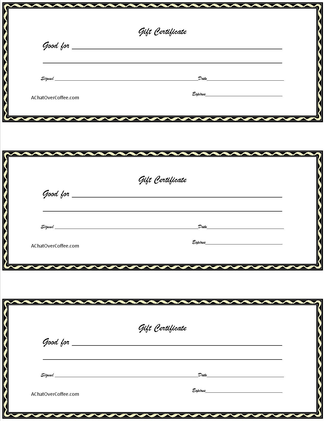 Surprising Free Printable Gift Certificates Template Ideas Christmas - Free Printable Gift Coupons