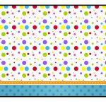 Sweet 16 Colored Dots: Free Printable Candy Bar Labels. | Oh My   Free Printable Sweet 16 Labels