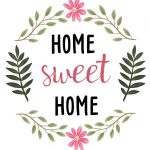Sweetdailiness: Free Home Sweet Home Printable. Download It At Www   Home Sweet Home Free Printable
