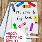 Teach Colors To Kids In Spanish Flip Book | All Things Parenting   Free Printable Spanish Books