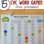 Teach Cvc Words With 15 Free Games!   The Measured Mom   Free Printable Word Family Games