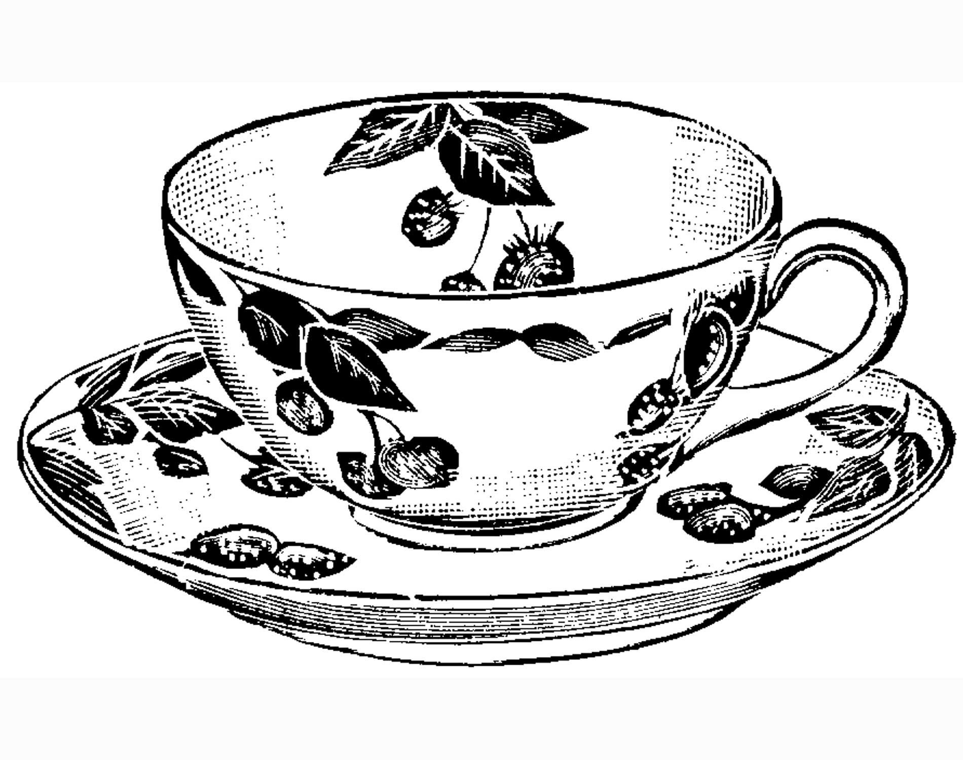 Teacup Print | Craft &amp;amp; Create | Tea Cup Drawing, Tea Cups, Tea - Free Printable Tea Cup Coloring Pages