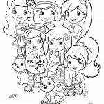 Team Strawberry Shortcake Coloring Pages For Kids Printable Free   Strawberry Shortcake Coloring Pages Free Printable