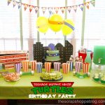 Teenage Mutant Ninja Turtle (Tmnt) Birthday Party   The Scrap Shoppe   Free Printable Teenage Mutant Ninja Turtle Cupcake Toppers