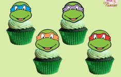 Teenage Mutant Ninja Turtles Cupcake Toppers Tmnt Cupcake | Etsy – Free Printable Teenage Mutant Ninja Turtle Cupcake Toppers