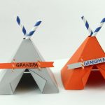 Teepee Name Place Cards | Free Printable Teepees | Thanksgiving   Free Printable Teepee