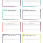 Template For Note Cards   Kaza.psstech.co   Free Printable Blank Index Cards