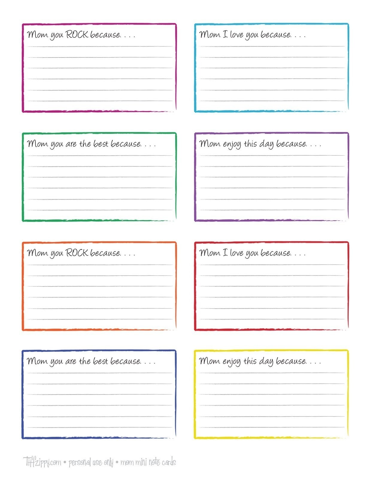 Template For Note Cards - Kaza.psstech.co - Free Printable Blank Index Cards
