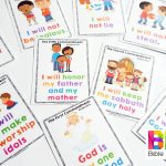 Ten Commandments For Kids   Free Catholic Ten Commandments Printable